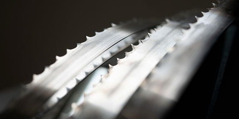 How Our Sharpening Process for Band Saw Blades Works